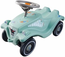 Babytaxiu masina Bobby Car Classic Green Sea BIG verde cu autocolnate verzi și claxon de la 12 luni