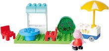 Joc de construit Peppa Pig Basic Set PlayBig Bloxx Big cu o figurină în cofetărie de la 1,5-5 ani