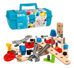Drevená stavebnica Kreatívna súprava Builder Creative Set BRIO 270 dielov s pracovným náradím od 3 rokov BRIO5896