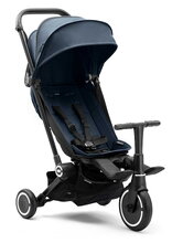 Trojkolka a kočík cestovná Traveler Blue 4v1 smarTrike so 160° polohovateľným sedadlom a slnečnou clonou rozšíriteľná  od 6 mes