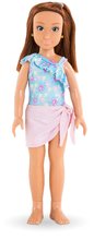 Bábika Zoé Beach Set Corolle Girls s hnedými vlasmi 28 cm 5 doplnkov od 4 rokov