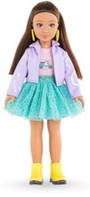 Játékbaba Luna Milan Fashion Week Set Corolle Girls hosszú barna haj 28 cm magas 4 kiegészítővel 4 évtől