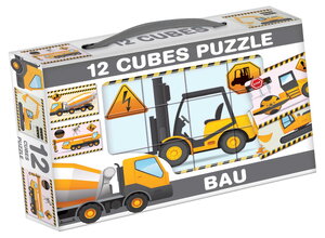 Rozprávkové kocky Pracovné vozidlá Dohány 12 dielov