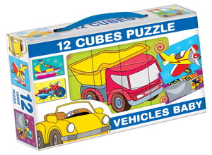 Rozprávkové kocky Vozidlá Dohány 12 dielov