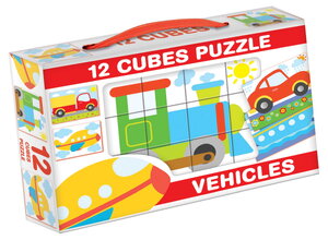 Rozprávkové kocky Vozidlá Dohány 12 dielov
