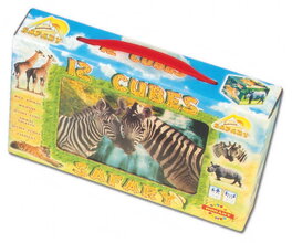 Rozprávkové kocky Safari Dohány 12 dielov