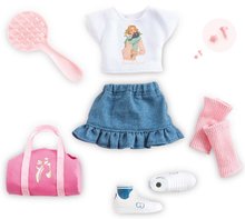 Set de îmbrăcăminte Romantic Dressing Room Corolle Girls pentru păpușă de 28 cm 7 accesorii de la 4 ani CO610010