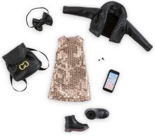 Ruha szett Party Dressing Room Corolle Girls 28 cm játékbabának 7 kiegészítő 4 évtől