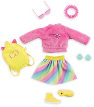 Setul de haine Neon Dressing Room Corolle Girls pentru păpușă de 28 cm 7 accesorii de la 4 ani