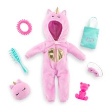 Ruha szett Unicorn Onesie Dressing Room Girls Corolle 28 cm játékbabára 7 kiegészítő 4 évtől CO610120
