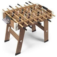 Drevený futbalový stôl Click&Goal Soccer Table Smoby skladací a rozkladací za 10 minút s 2 loptičkami od 8 rokov