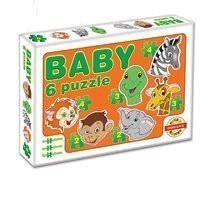 Baby puzzle egzotikus állatok Dohány 9-ábrával 24 hó-tól