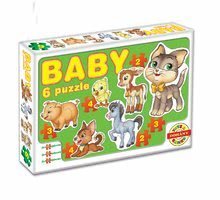 Baby puzzle mláďátka Dohány 6 obrázkové od 24 měsíců