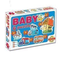 Baby puzzle közlekedési eszközök Dohány 7-ábrával 24 hó-tól