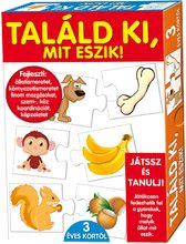 Oktatójáték állatkákkal Találd ki mit eszik? Dohány 