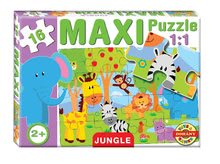 Puzzle baby Maxi Junglă Dohány cu 16 piese de la 24 luni