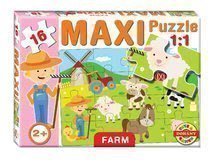 Baby puzzle Maxi Farm Dohány 16 darabos 24 hó-tól