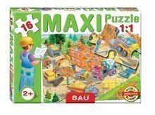 Baby puzzle Maxi Építkezés Dohány 16 darabos 24 hó-tól