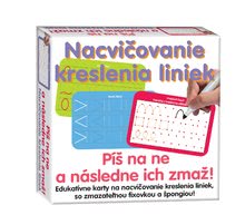 Jucărie educativă Exerciţii de trasare a liniei Dohány (versiune de limbi SR, CR, HU,RO) de la 5 ani