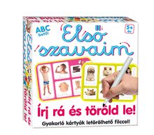 Joc educativ Primele cuvinte ABC- scrie şi şterge Dohány (limbi SK, CZ, HU, RO) de la 5 ani