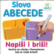 Oktatójáték Rajzolj rá és töröld le Ábécé Dohány horvát verzió 3 évtől DH646038HR