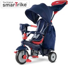 Tricicletă Swirl DLX 4in1 Blue&Red SmarTrike TouchSteering cu amortizor și ralanti + fltru UV albastră-roșie de la 10-36 luni