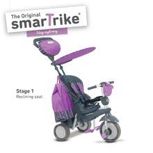 Trojkolka Splash 5v1 Purple smarTrike 360° riadenie s polohovateľnou opierkou fialovo-šedá od 10 mes