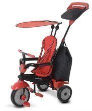 Tříkolka Glow Touch Steering 4v1 Black&Red smarTrike červeno-černá od 10 měsíců