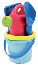 Vedro set s krhlou mini Écoiffier 5 dielov modro-červený od 12 mes
