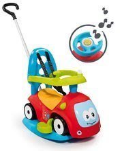 Odrážadlo s hojdačkou Maestro III Balade Smoby s elektronickým volantom červeno-modré od 6 mes