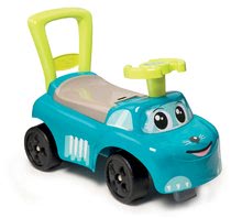 Babytaxiu şi premergător Mașinuța Blue Ride on Smoby cu spaţiu de depozitare şi spătar albastru de l