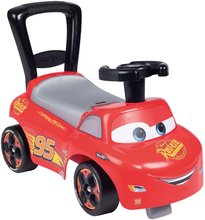 Babytaxiu și premergător Cars Auto Ride-On Disney Smoby cu spătar și spațiu de depozitare de la 10 luni