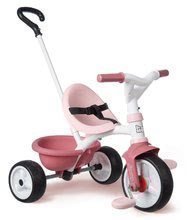 Trojkolka s voľnobehom Be Move Tricycle Pink Smoby s vodiacou tyčou a EVA kolesami ružová od 15 mes