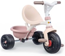 Tricicleta Be Fun Tricycle Pink Smoby cu 95 cm tijă de ghidare de la 15 luni