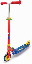 Koloběžka dvoukolová Super Mario 2 Wheels Foldable Scooter Smoby skládací s brzdou výškově nastavitelná max. 83 cm od 5 let SM750370