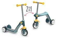 Kolobežka&odrážadlo Reversible 2v1 Scooter Smoby trojkolesová oceľovo-šedá výška rúčky 53/63 cm nosnosť 20 kg od 18 mes