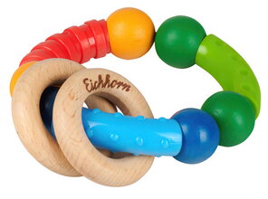 Drevená hrkálka Baby Grasping Toy Eichhorn od 3 mes