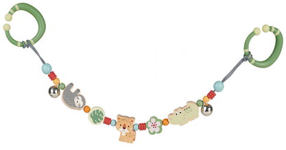 Drevená retiazka na kočík Baby Pram Chain BeWild Eichhorn 46 cm od 0 mes