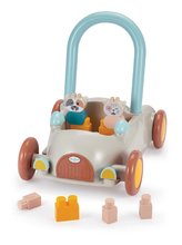 Chodítko auto Baby Walker BB Abrick Écoiffier s úložným priestorom a kockami 17 dielov od 12 mes