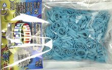 Gumičky Alpha Bands Rainbow Loom 500 ks tyrkysové od 6 rokov RL7979