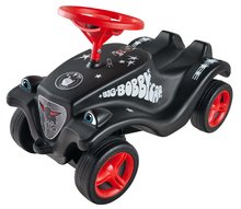 Odrážedlo auto Bobby Car Classic Little Rocker BIG černé s klaksonem a rockovými nálepkami od 12 měs.