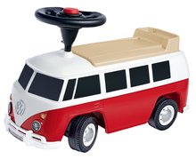 Babytaxiu minibuz cu sunete Baby Volkswagen T1 BIG cu design real și spațiu de depozitare de la 24 de luni
