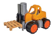 Vysokozdvižný vozík Forklift Power Worker BIG pracovný stroj s funkciami 42 cm - gumené kolesá od 2 rokov 42*20*28 cm BIG55834