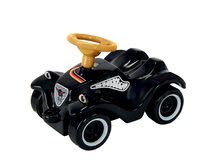 Maşinuţă German Fanedition BIG Mini Bobby Car Classic neagră cu volan auriu 8*6*6 cm