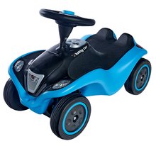 Babytaxiu mașinuță Next Bobby Car Blue BIG albastră-neagră cu sunete și lumini si o bara de protectie speciala de la 12 luni