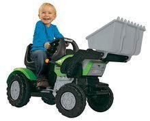 Traktor Maxi John XL BIG s nakladačom zelený
