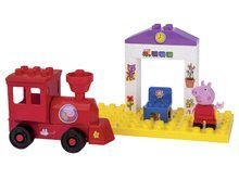 Stavebnice Peppa Pig na nástupišti PlayBIG Bloxx BIG s 1 figurkou 15 dílů od 1,5-5 let