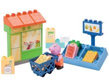 Stavebnica Peppa Pig v obchode s ovocím PlayBIG v 25 dielov a 1 figúrka od 1,5-5 rokov