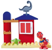 Joc de construit Dino Ranch Blitz Basic Set PlayBig Bloxx BIG cu figurina dinozaurului la fermă 15 piese de la 1,5-5 ani BIG57185