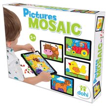 Kreatív alkotás Mozaik Dohány 8 színes ábra 3 évtől